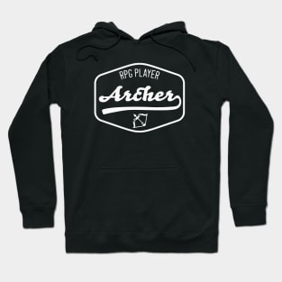 RPG player archer. MMORPG, JRPG ranger gamer. Hoodie